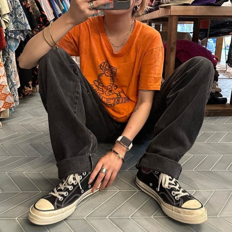 メキシコ製WranglerブラックデニムW32×L38