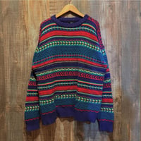 USA製 WOOLRICH 総柄ニットセーター