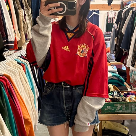 90s adidas スペイン代表ユニフォーム