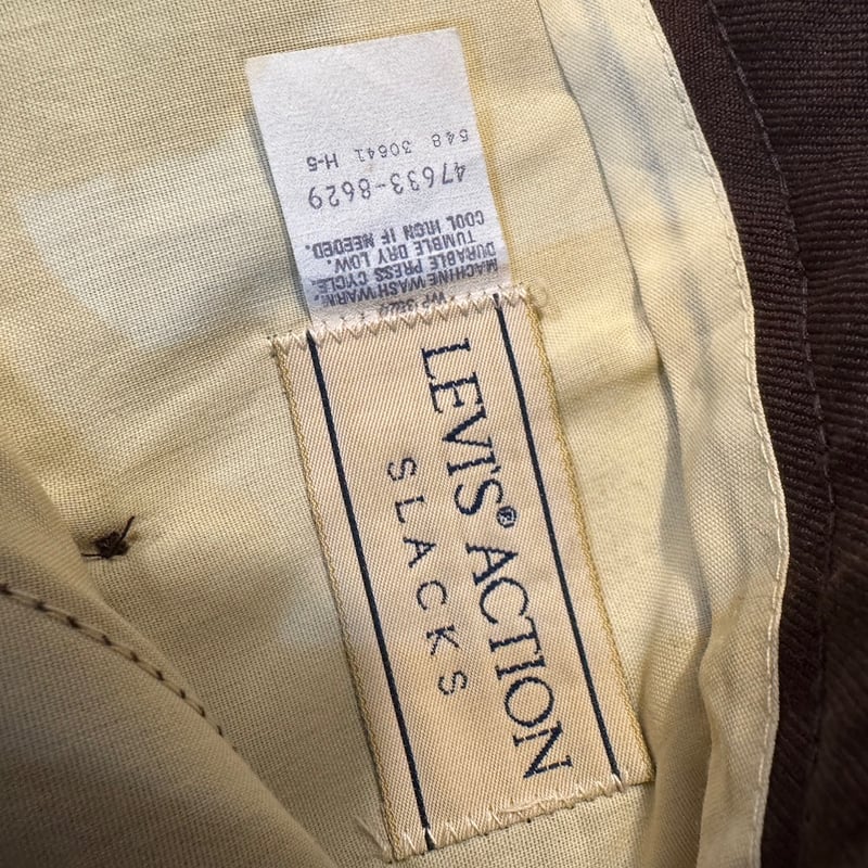 90s ブラウン levi's action slacks スラックス 90's Levi's〝Action Slacks〟ブラウン | CUSTOM FEVER