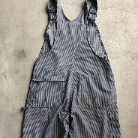 Sears TOUGHSKINSヒッコリーオーバーオール