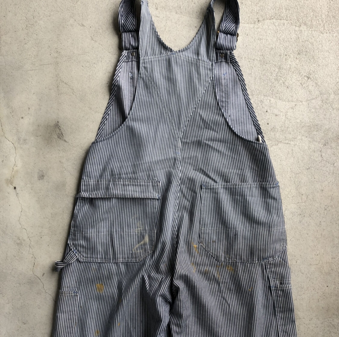 Sears TOUGHSKINSヒッコリーオーバーオール | CUSTOM FEVER Sears TOUGHSKINSヒッコリーオーバーオール | CUSTOM FEVER