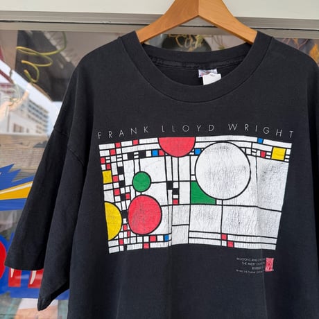 90's FRANK LLOYD WRIGHT プリントTシャツ XL