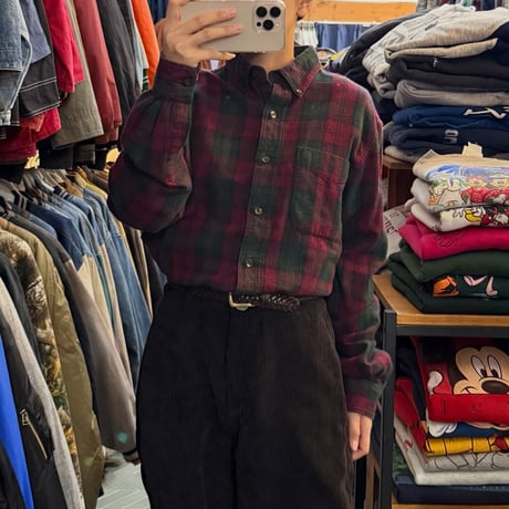 L.L.Bean フランネルシャツ