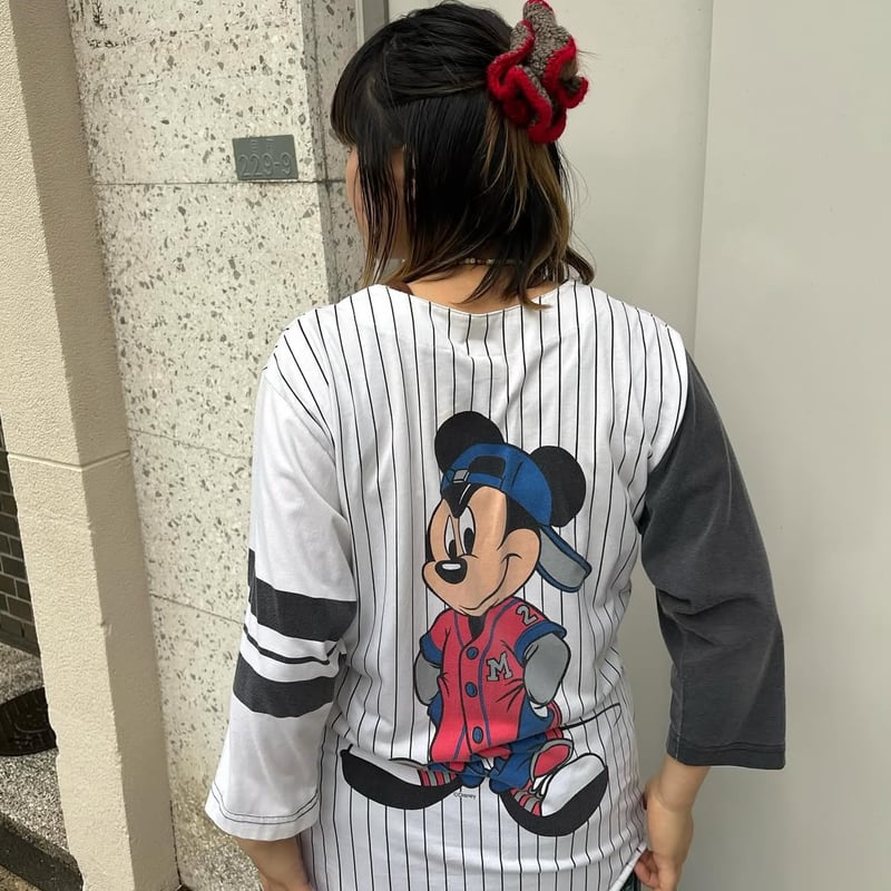 ミッキー ベースボールシャツ | CUSTOM FEVER