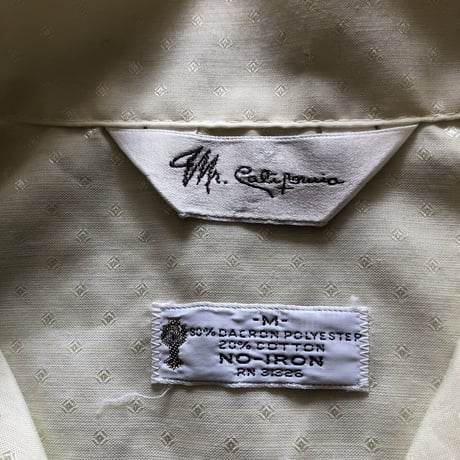 70年代 開襟シャツ MR.CALIFORNIA
