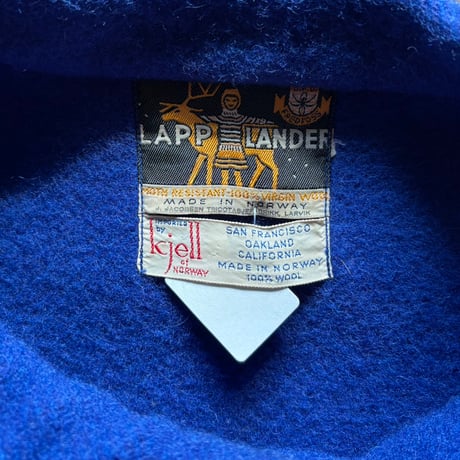 LAPP LANDER ノルウェー製　ウールフリンジセーター