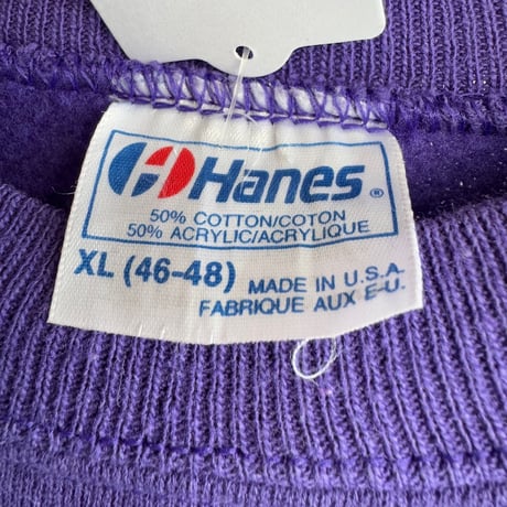 90's USA製 HANES 無地スウェット XL