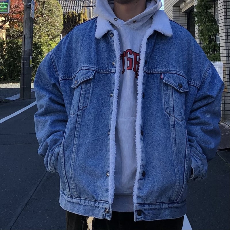 90's Levi's デニムボアジャケット 70609-4891 XL | CUSTOM 90's Levi's デニムボアジャケット 70609-4891 XL | CUSTOM