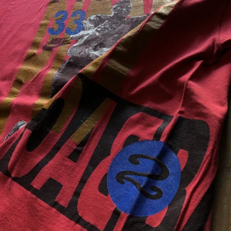 90's NIKE銀タグ Jordan ×Pippen プリントTシャツ