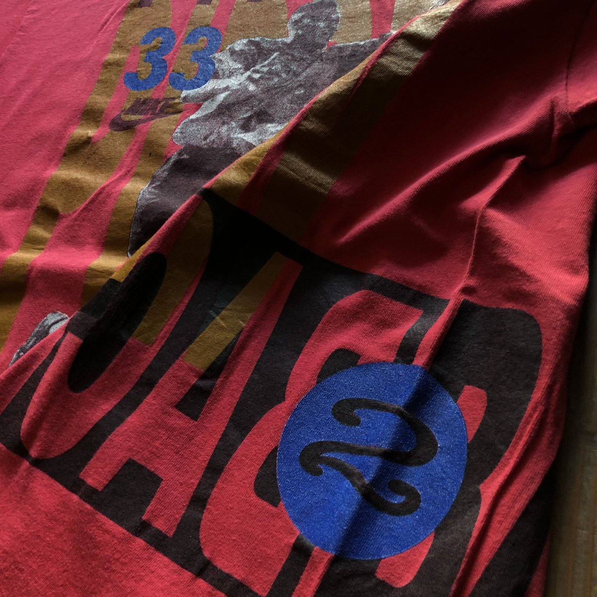90's NIKE銀タグ Jordan ×Pippen プリントTシャツ | CUSTOM F