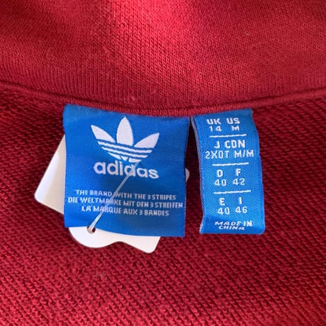 adidas ラインフルジップ