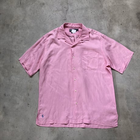 Ralph Lauren 半袖無地シャツ 〝CALDWELL〟M