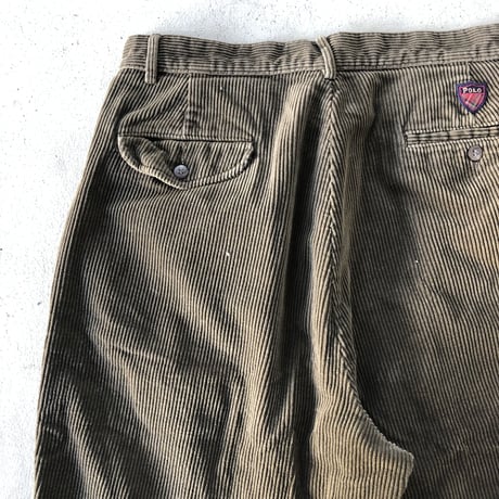 POLO RALPHLAUREN 太畝コーデュロイパンツW33×L32