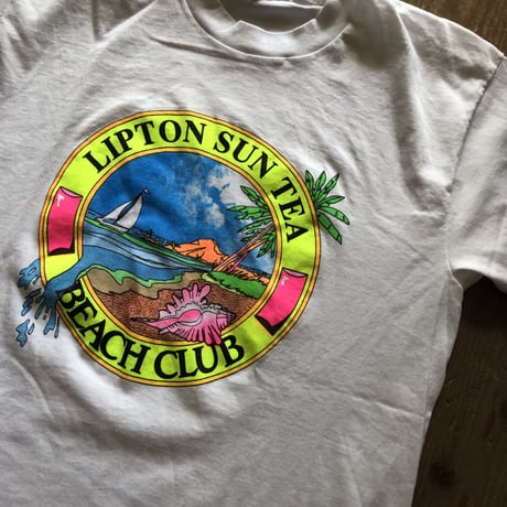 〜90's LIPTON SUN TEA BEACH CLUB Tシャツ