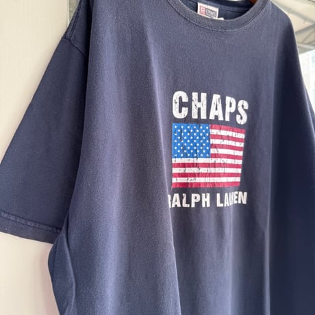 CHAPS RALPH LAUREN プリントTシャツ XL