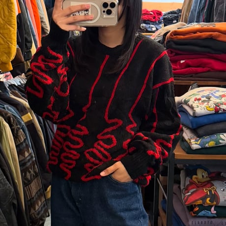 vintage USA製 デザインニット