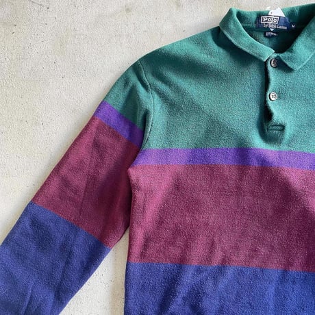 USA製POLOロングスリーブポロシャツ