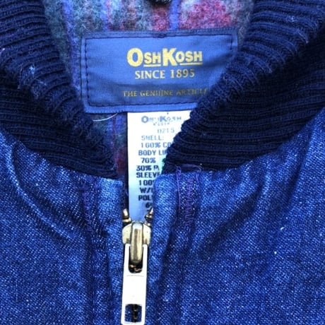 USA製 OSHKOSH ブランケット付きワークジャケット