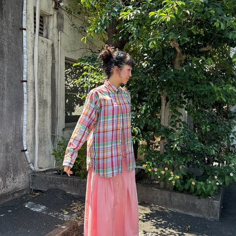 Ralph Lauren kids長袖チェックシャツ