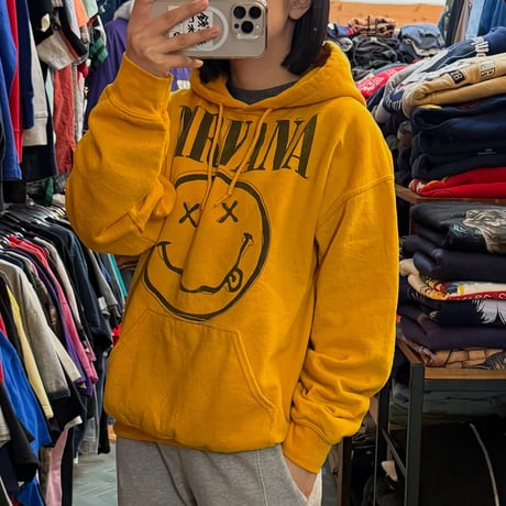NIRVANA プリントパーカー