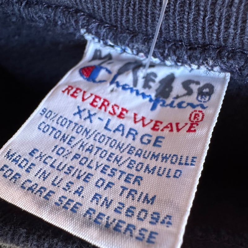 90年代USA製チャンピオンリバースウィーブ XXL | CUSTOM FEVER 90年代USA製チャンピオンリバースウィーブ XXL | CUSTOM FEVER