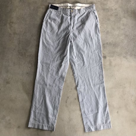 未使用Polo by Ralph Lauren シアサッカーストライプパンツ W36×L32