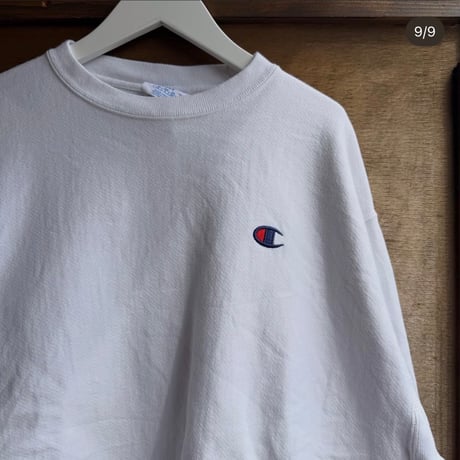 champion reverse weave ワンポイントスウェット