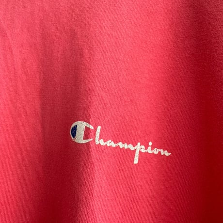USA製90's〜チャンピオンワンポイント無地Tシャツ XL