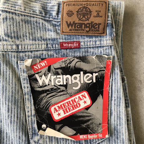 〜90's USA製 未使用WRANGLER 〝HURNCANE WASH〟W32×L32