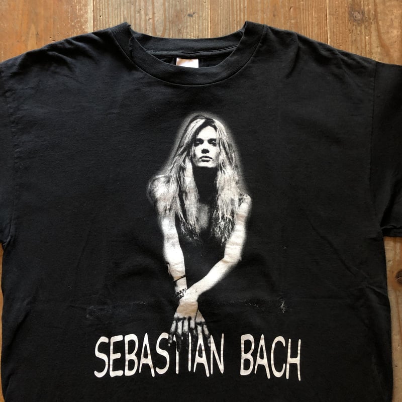 【希少】SKID ROW “Sebastian Bach” Tシャツ ビンテージ L * vintage 90s 1998 Sebastian Bach skid row tour t shirt