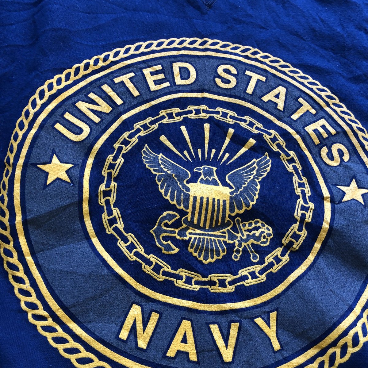 AndyUSNAVY リフレクター　スウェット　セットアップ　トレーニング US.NAVY リフレクタープリントスウェット | CUSTOM FEVER