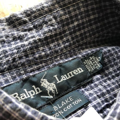 Ralph Lauren チェックシャツ 〝BLAKE〟  L