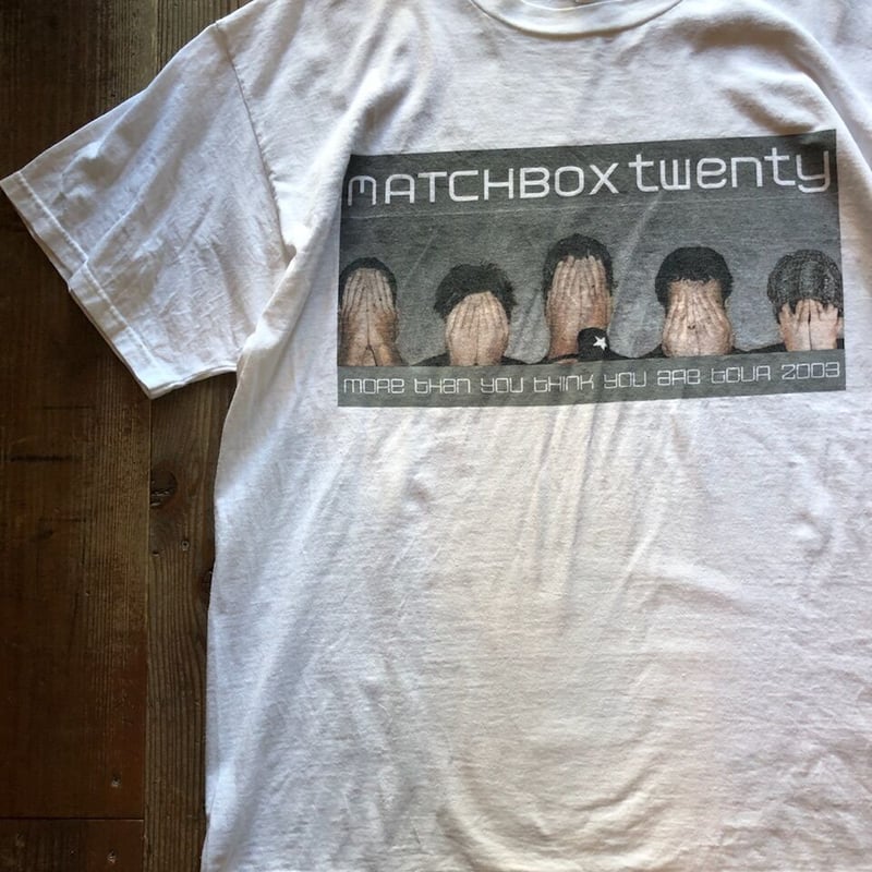 2003 MATCHBOX TWENTY バンドTシャツ XL | CUSTOM FEVER 2003 MATCHBOX TWENTY バンドTシャツ XL | CUSTOM FEVER