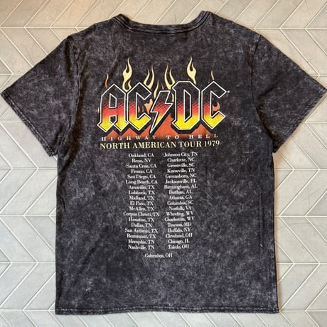 AC/DC ファイヤーロゴツアーTシャツ