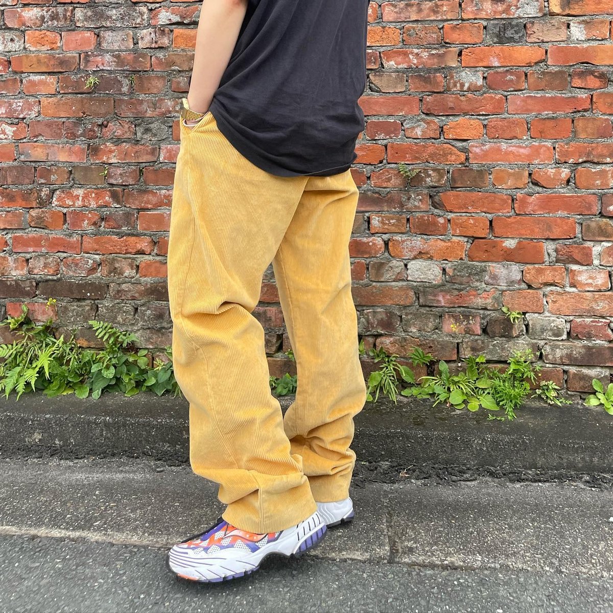 コーデュロイイエローパンツ | CUSTOM FEVER コーデュロイイエローパンツ | CUSTOM FEVER