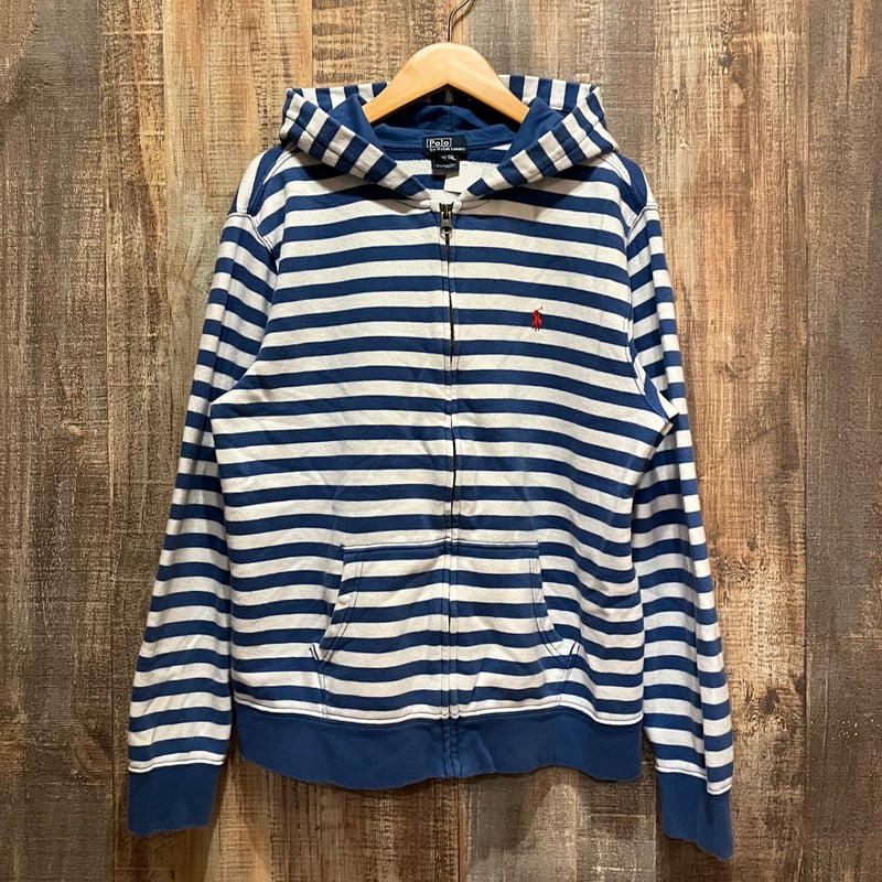 POLO ボーダージップパーカー | CUSTOM FEVER