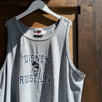 90s USA製 ミッキー刺繍タンクトップ