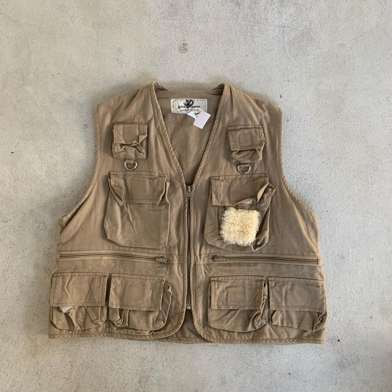 80's ORVIS ショート丈 フィッシングベスト ベージュ 80's ORVIS ショート丈 フィッシングベスト ベージュ 80's ORVIS