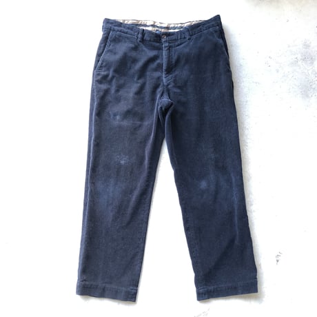 POLO RALPHLAUREN 太畝コーデュロイパンツW36×L30  ネイビー