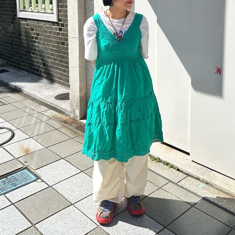 Claudia Richard ティアードキャミワンピース