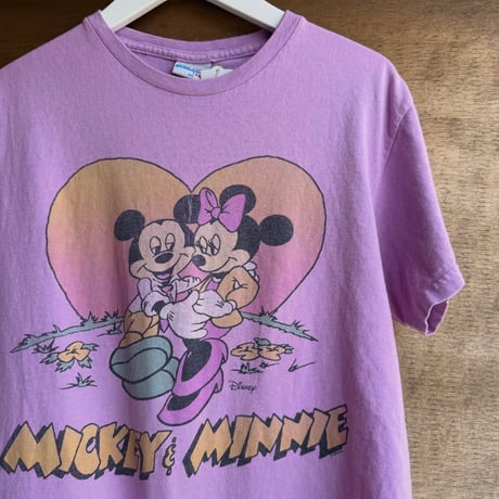 ミッキー&ミニー 両面プリントTシャツ