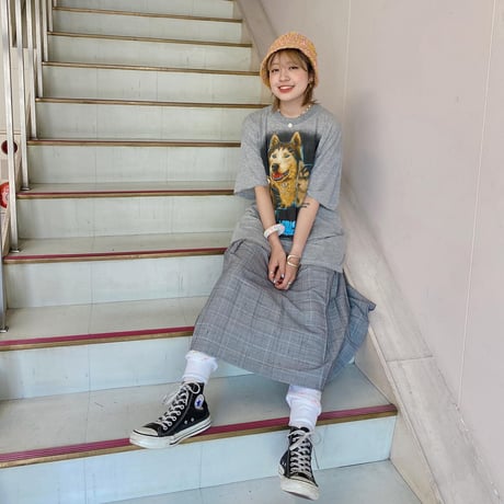ハスキープリントTシャツ