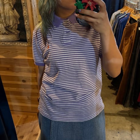 POLO ボーダーポロシャツ