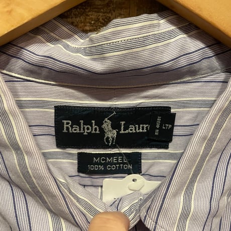 RALPH LAUREN MCMEELストライプシャツ