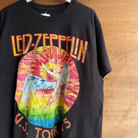 Led Zeppelin カラープリントTシャツ