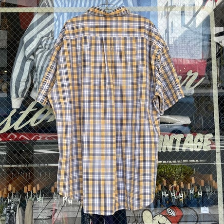 TOMMY HILFIGER チェック柄半袖シャツ