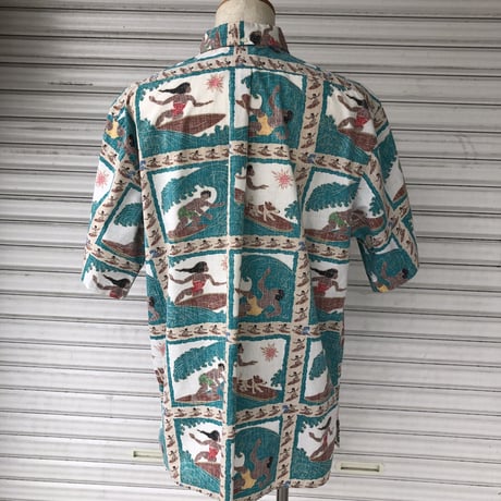 Reyn spooner サーファー総柄シャツ