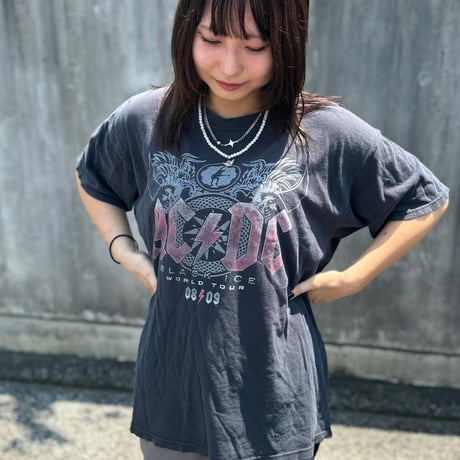 AC/DC BLACK ICE  world tour Tシャツ