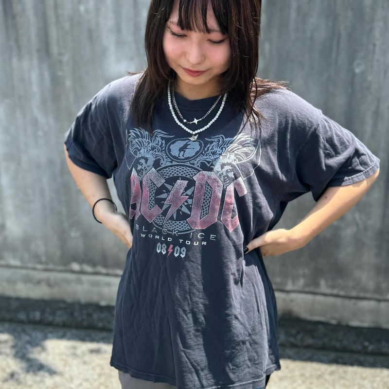 AC/DC BLACK ICE world tour Tシャツ | CUSTOM FEVER